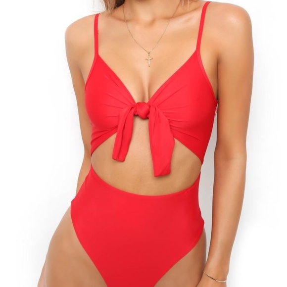Urban Outfitters Other - LAST ONE!!! Red/Salmon one piece bathing suit NWT